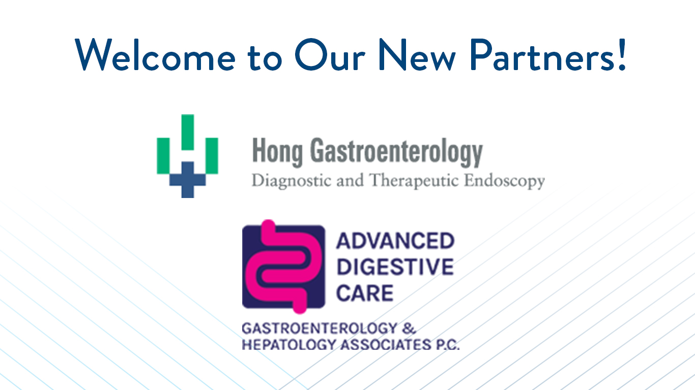 Graphic welcoming new Gastro Health Partners