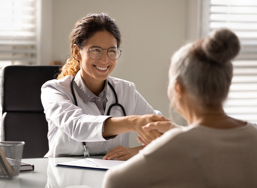 provider talking with patient