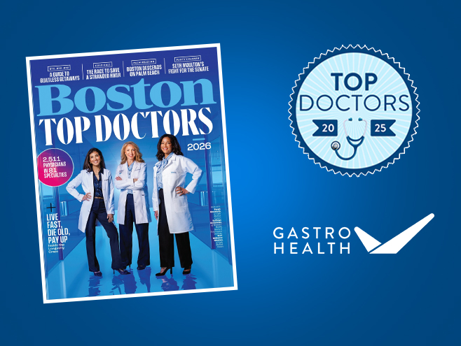 Gastro Health Physicians Recognized as 2026 Boston Top Doctors