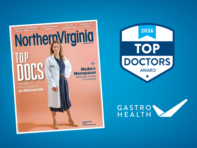 Gastro Health Physicians Recognized as NoVa 2026 Top Doctors