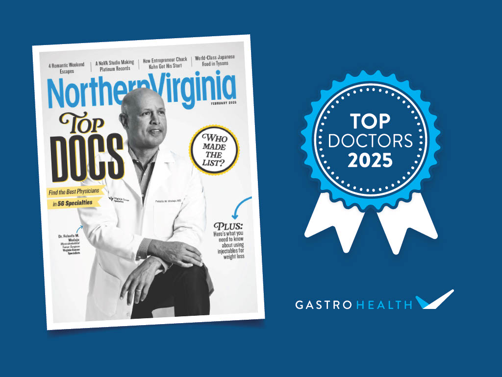 Gastro Health Physicians Named Northern Virginia Magazine's Top Doctors 2025