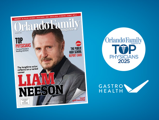 Orlando Family Magazine Has Recognized Five Gastro Health Doctors as 2025 Top Physicians