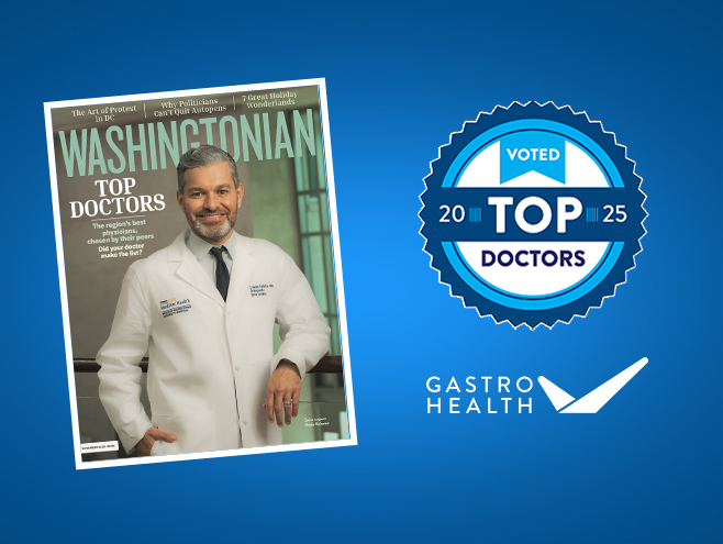 Gastro Health Physicians Make Washingtonian 2025 Top Doctors List