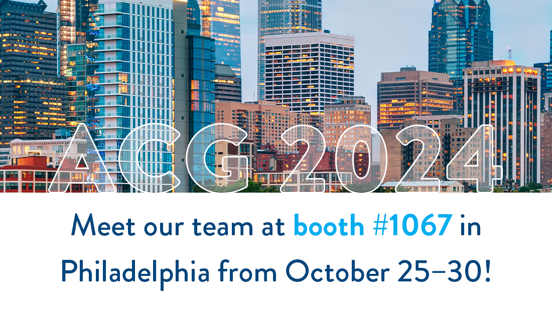 Meet our team at ACG 2024 at Booth 1067