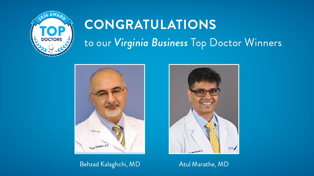Promotional image for Virginia Businesses top doctors